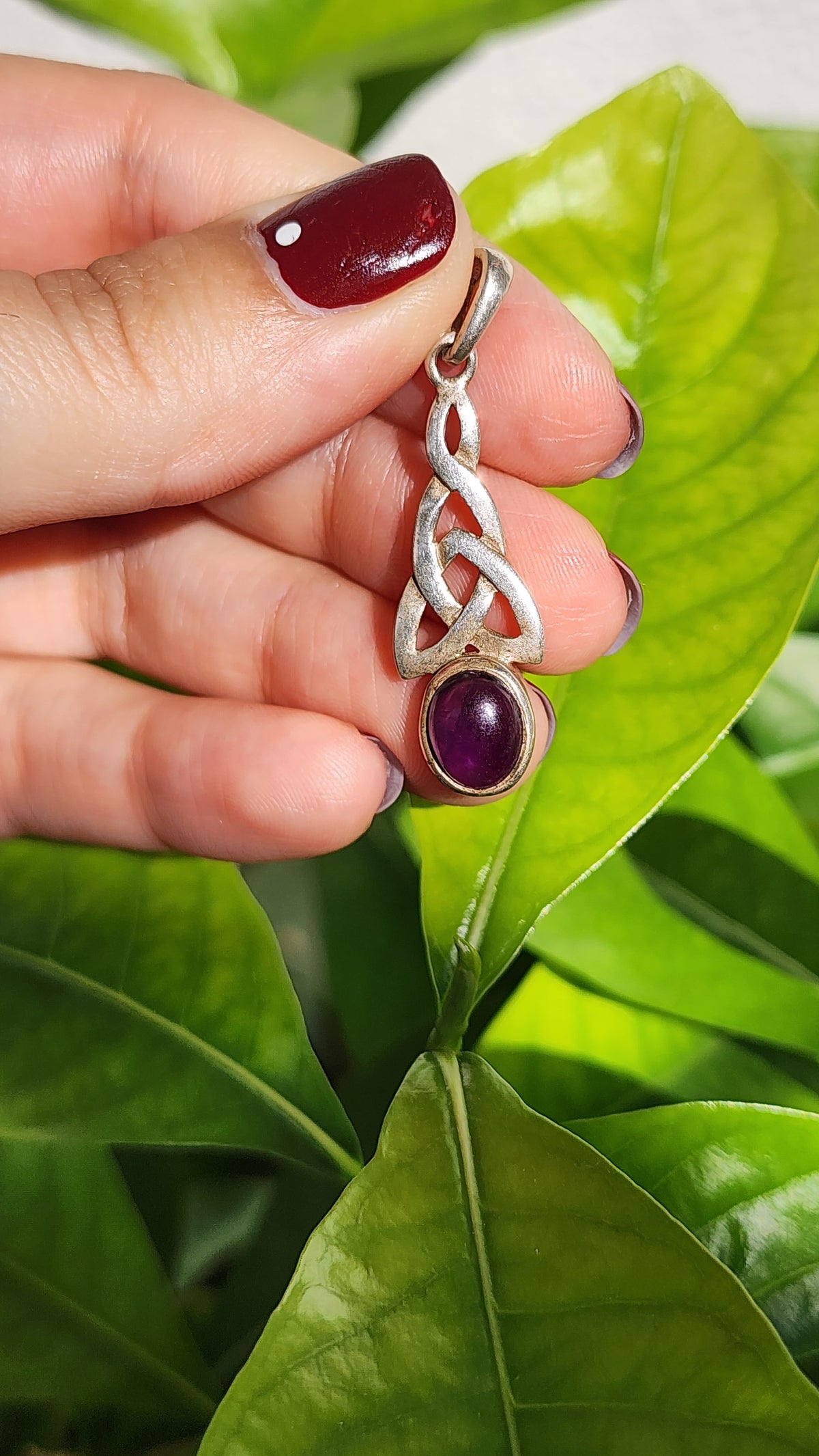 AMETHYST DROP PENDANT